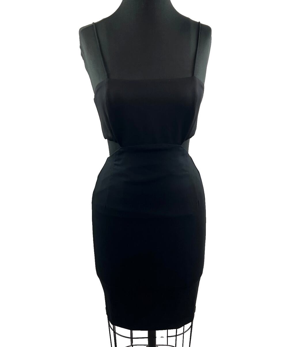 NEW Australian Three Of Something Little Black Dress Cut Out Size US 4 REVOLVE